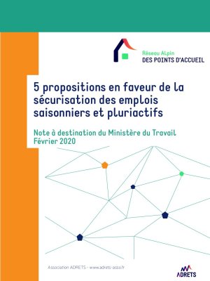 5 propositions en faveur de la sécurisation des emplois saisonniers et pluriactifs