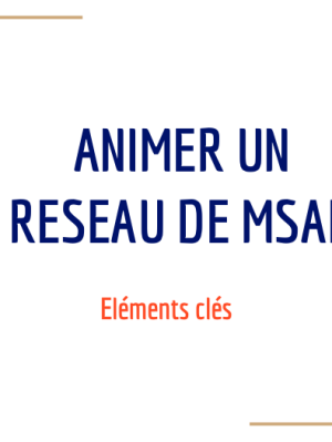 Kit pour animer un réseau