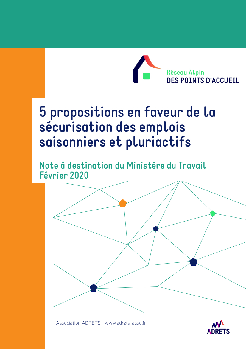 5 propositions en faveur de la sécurisation des emplois saisonniers et pluriactifs