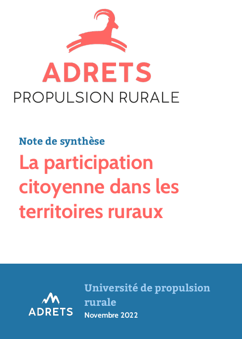 La participation citoyenne dans les territoires ruraux - Note de synthèse